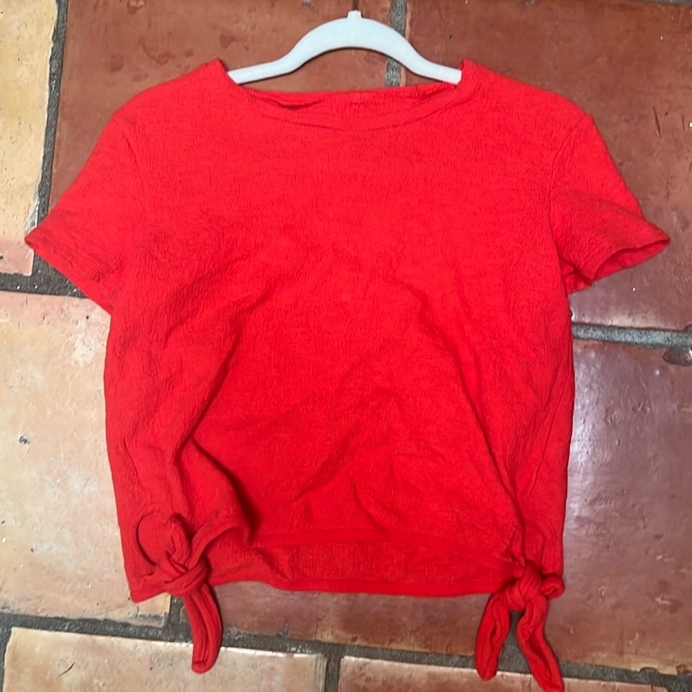Madewell Red Top
